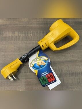 Camco Power Grip 55168 12" Electrical Dogbone Power Adapter 125V 1875 WATTS